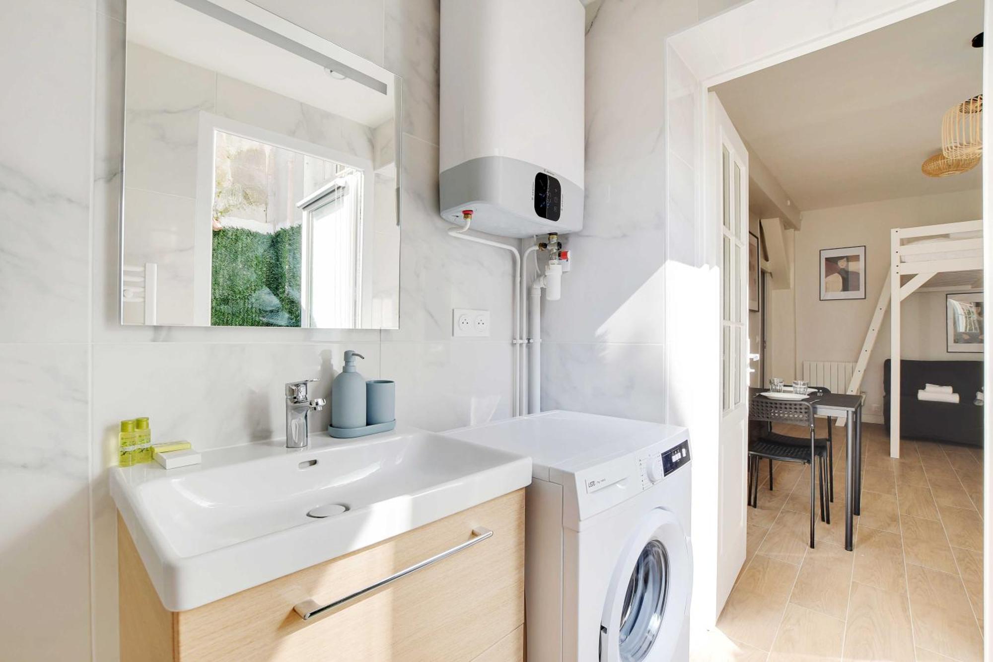 Studio With Garden - 4p - Canal St Martin Appartement Paris