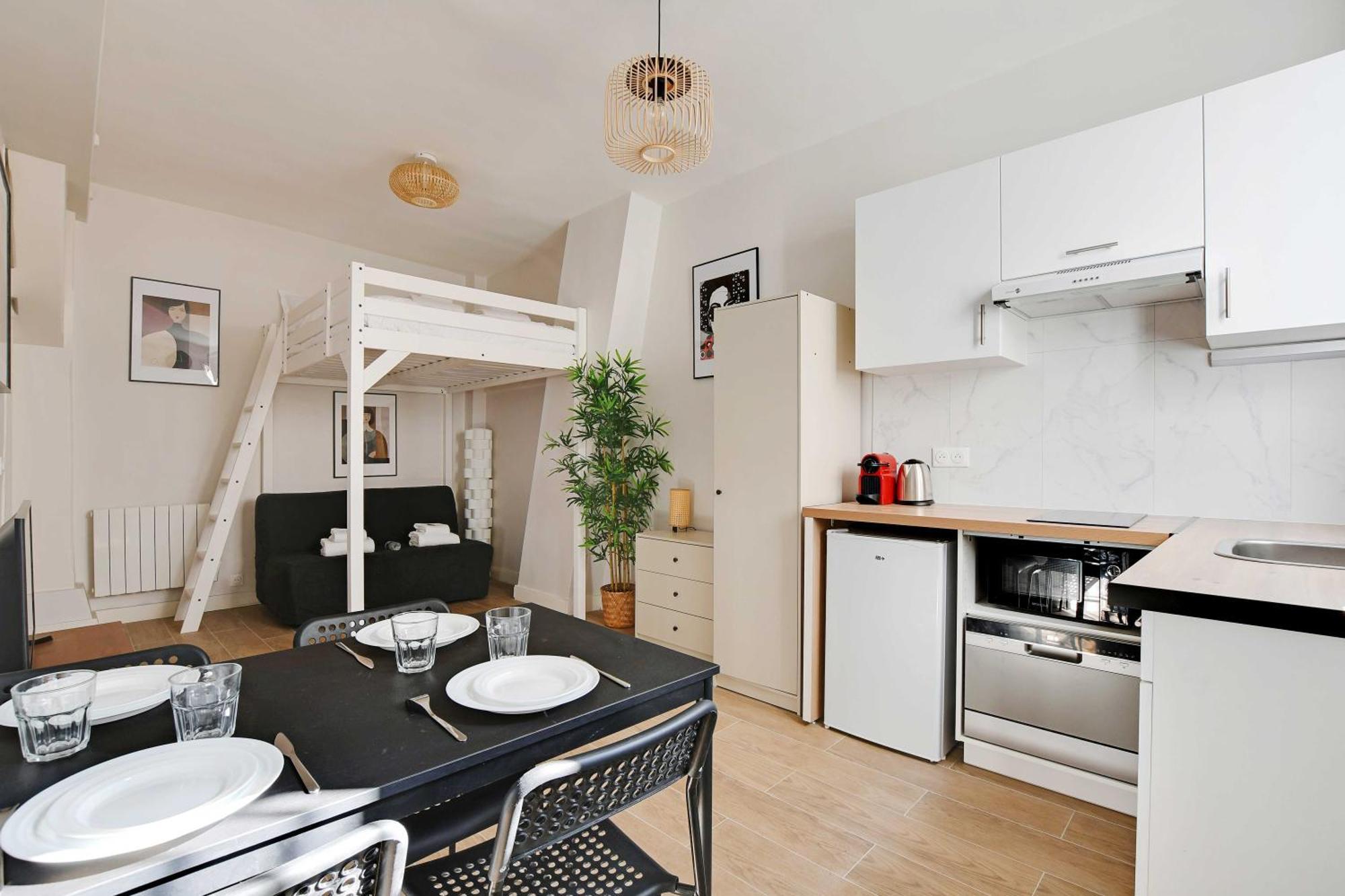 Studio With Garden - 4p - Canal St Martin Appartement *